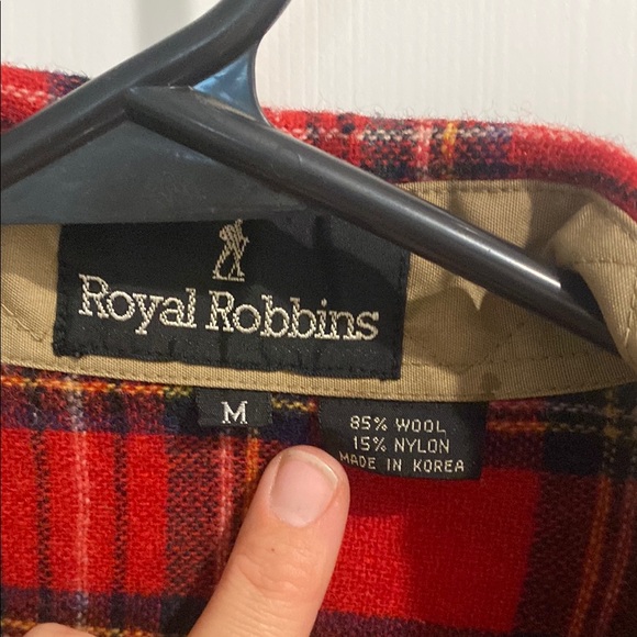 Royal Robbins Red Plaid Flannel Shirt - Picture 3 of 6